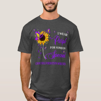I Bära Lila for Chiari Malformation Awareness Su T Shirt