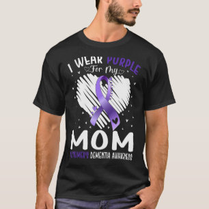 I Bära Lila för demenskrig mot min Alzheimers sjuk T Shirt