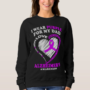 I Bära Lila för demenskrig mot min Alzheimers sjuk T Shirt
