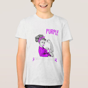I Bära Lila for Dementia Heimers Awareness _1 T Shirt