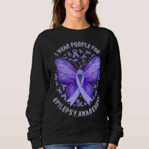 I Bära Lila for Epilepsy Awareness Lila Butter T Shirt