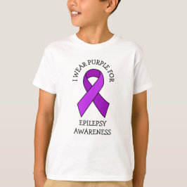 I Bära Lila for Epilepsy Awareness T Shirt