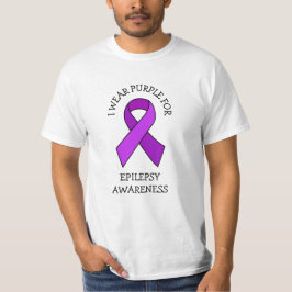 I Bära Lila for Epilepsy Awareness T Shirt