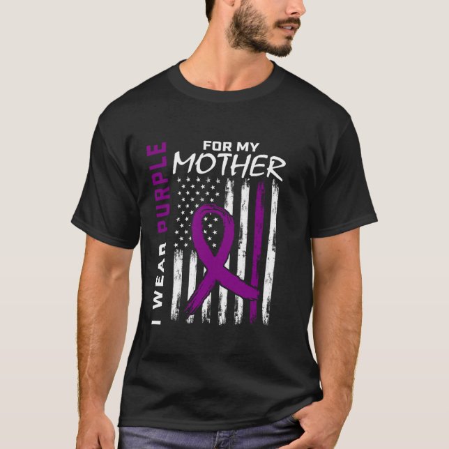 I Bära Lila för medvetenheten om epilepsi i Mamma  T Shirt (Framsida)