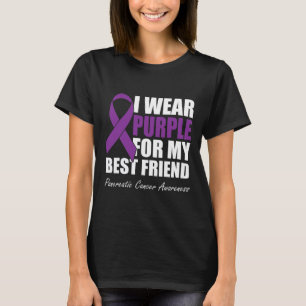 I Bära Lila för min bästa vän pankreascancer T Shirt