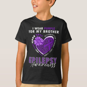 I Bära Lila för min broderepilepsimedvetenhet Su T Shirt