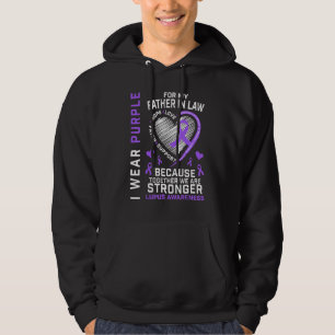 I Bära Lila för min Far i Lupus-medvetande Hoodie