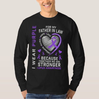 I Bära Lila för min Far i Lupus-medvetande T Shirt