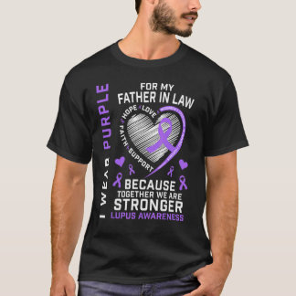 I Bära Lila för min Far i Lupus-medvetande T Shirt