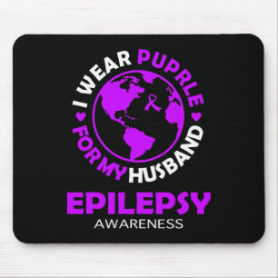 I bära LILA för min kännedom om EPILEPSY MAKE Musmatta