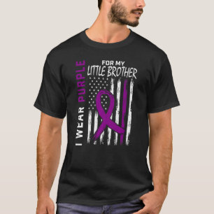 I Bära Lila för min lilla broderepilepsiMedveten T Shirt