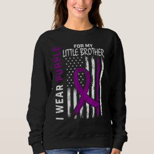 I Bära Lila för min lilla broderepilepsiMedveten T Shirt