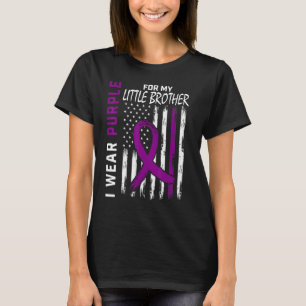 I Bära Lila för min lilla broderepilepsiMedveten T Shirt