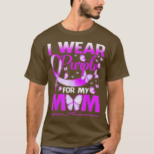 I Bära Lila för min Mamma Lupus Awareness Butterfl T Shirt