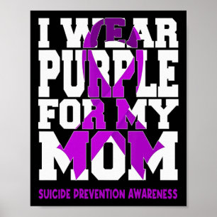 I Bära Lila för min Mamma preventivmetod. Poster