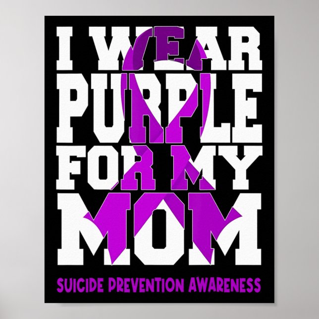 I Bära Lila för min Mamma preventivmetod. Poster (Framsidan)
