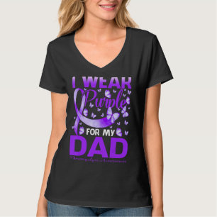 I Bära Lila för min medvetenhet om Fibromyalgia Pa T Shirt
