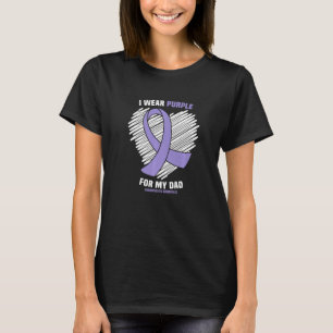 I Bära Lila för min medvetenhet om Fibromyalgia Pa T Shirt