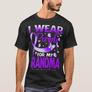 I Bära Lila för min mormor- pankreascancer Awa T Shirt