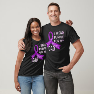 I Bära Lila för min Pappa Alzheimers medvetenhet T Shirt