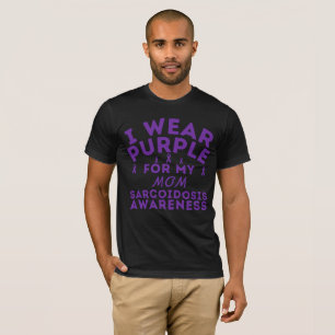 I Bära Lila för min Pappa Sarcoidos-Anpassningsbar T Shirt