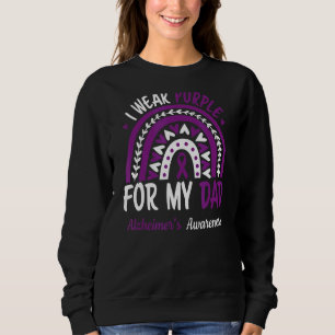 I Bära Lila för min regnbåge Alzheimers sjukdom i T Shirt