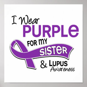 I Bära Lila för min syster 42 Lupus Poster