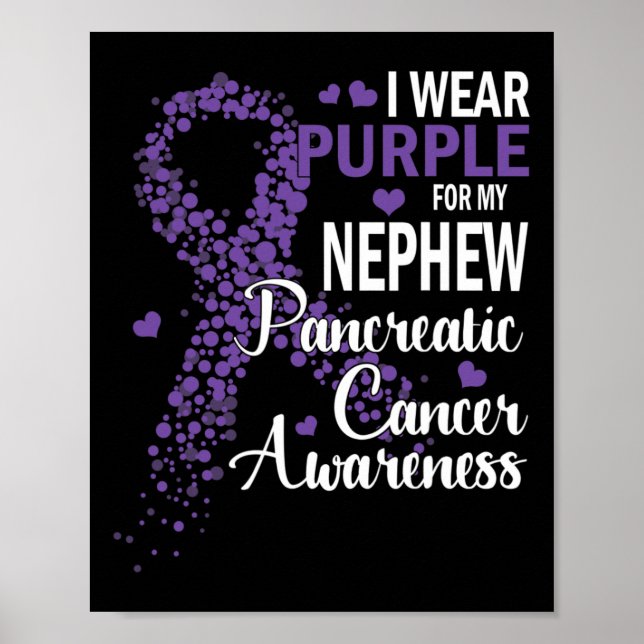 I Bära Lila för mitt nehewankreascancerkrig Poster (Framsidan)
