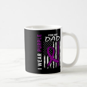 I Bära Lila för mitt Pappa- pankreascancerskydd Kaffemugg