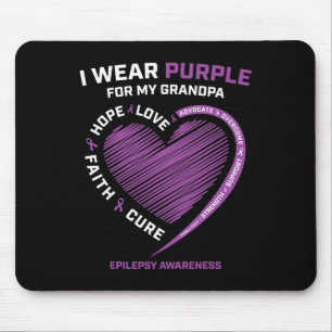 I Bära Lila for My Grandpa Epilepsy Awareness Ki Musmatta