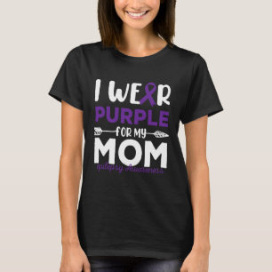 I Bära Lila for My Mamma Epilepsy Awareness Cites T Shirt