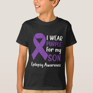 I Bära Lila for My Son Epilepsy Awareness Epilep T Shirt
