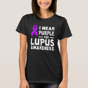 I Bära Lila for Myself Lupus Awareness Warriare T Shirt
