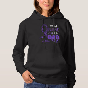 I Bära Lila for Pappa Lupus Awareness Family T Shirt
