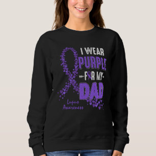 I Bära Lila for Pappa Lupus Awareness Family T Shirt