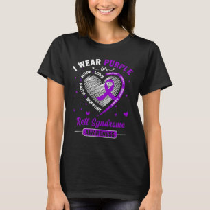 I Bära Lila for RETT SYNDROME Awareness T Shirt