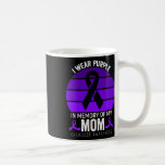I Bära Lila Lila för ökad medvetenhet om  Ribbon M Kaffemugg<br><div class="desc">I Bära Lila Lila Ökad medvetenhet om  Ribbon Mamma Minne</div>