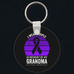 I Bära Lila Lila för överdosering av medvetandegra Nyckelring<br><div class="desc">I Bära Lila Lila för överdosering Medvetenhet Ribbon Grandma</div>
