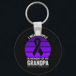 I Bära Lila Lila för överdosering av medvetandegra Nyckelring<br><div class="desc">I Bära Lila Lila för överdosering Ökad medvetenhet Ribbon Grandpa</div>