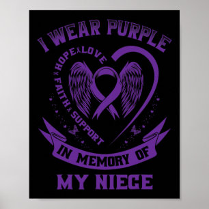 I Bära Lila till minne av min grekiska epilepsi Me Poster