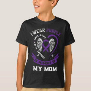 I Bära Lila till minne av min Mamma-epilepsiakware T Shirt