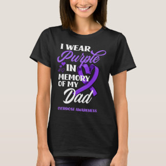 I Bära Lila till minne av min överdoseringsbelönin T Shirt