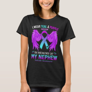 I Bära Lila till minne av Nephew Suicide Awa T Shirt