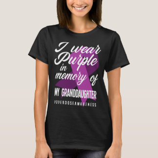 I Bära Lila till minnet för mordotters överdoserin T Shirt