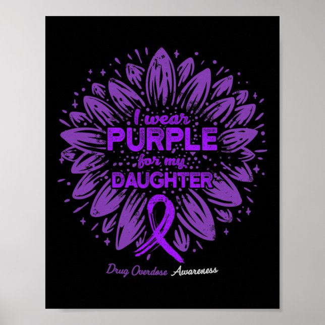I Bära Lila vid dosering Solrosöverdosering Poster (Framsidan)