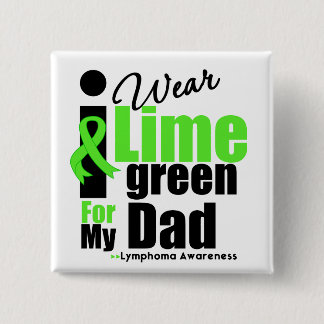 I Bära Lime Green för mitt Pappa Knapp