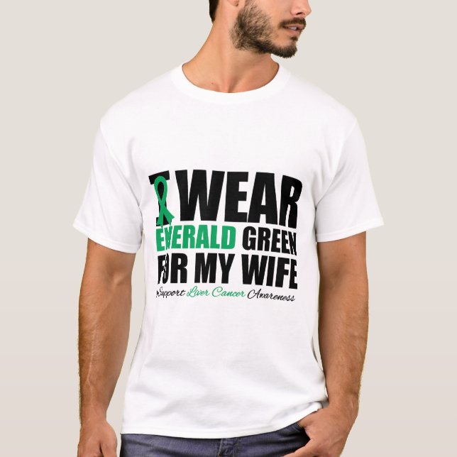 I Bära Livmoderhalsband för min fru T-shirt (Framsida)