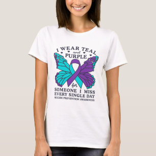 I Bära och Lila för förebyggande av självmord T Shirt