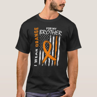 I Bära Orange för Brother Många Sclerosis Medveten T Shirt