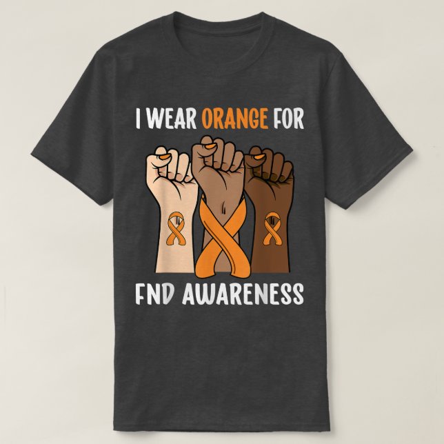 I Bära Orange för FND-medvetenhet T Shirt (Design framsida)